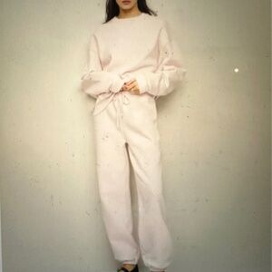 NWT/Never Worn Reformation Boyfriend Sweatpant Pink - Size XS